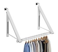 HOLDN’ STORAGE Étendoir à suspendre sur porte pliable - Étendoir à suspendre serviettes, manteaux et vêtements - Crochets de suspension pour chambre à coucher, salle de bain et bureau.