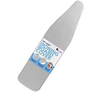 HOLDN’ Storage Ironing Board Cover and Pad - Iron Board Cover with Padding15 x 54" - Iron Board Cover Large Fits All Standard Sizes - Heat Reflective Iron Pad for Table Top Grey