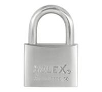 HOLEX HOLEX Cadenas à cylindre clés différentes, acier inoxydable 50 mm Quantité:1