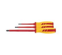 HOLEX Holex Jeu de tournevis pour Pozidriv 100% isolé, Nombre de tournevis: 3 Quantité:1