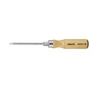 HOLEX Holex Tournevis pour Phillips, avec manche en bois, Taille empreinte cruciforme: 2 Quantité:1