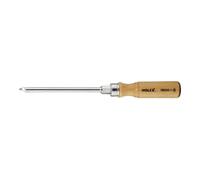 HOLEX Holex Tournevis pour Phillips, avec manche en bois, Taille empreinte cruciforme: 3 Quantité:1