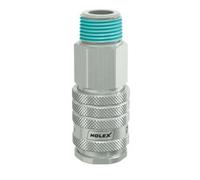 HOLEX Raccord industriel filetage extérieur HOLEX, filetage extérieur du raccord : 3/8 pouce Quantité:1
