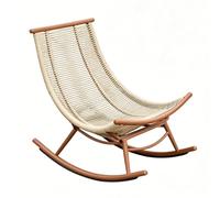 HOLGVE Fauteuil à Bascule de Salon, Fauteuil à Bascule de Porche, Fauteuils Inclinables à Bascules for L'extérieur, Bascules Confortable et Relaxante