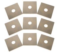 Holibanna 10 Pièces Cache Décoratif pour Trous Muraux, Cache-tuyau à Bride, Abs, Or, Diamètre 2,2cm, pour Trou de Climatisation, Maison et Espaces Commerciaux