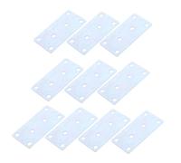 Holibanna 10pièces Équerres De Fixation Acier Inoxydable Support Plat Pour Meubles Braces De Raccordement Pour Étagères Et Armoires De Durable Et