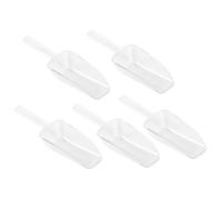 Holibanna 10pièces Lot de Pelles Plastique Transparentes Multifonctions Cuillères Doseuses Portables pour Glace Bonbons et Farine Accessoires Pratiques pour Cuisine et Buffet