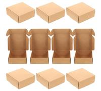 Holibanna 15pièces Boîtes Papier Kraft pour Emballage Savon Artisanal et Cadeaux Coffret à Offrir Résistant et Facile à Monter Fêtes et Anniversaires