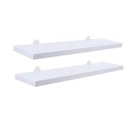 Holibanna 2 Pièces Étagère Utilitaire à Panneau Perforé en Bois Blanc | Charge Stable, Surface Lisse sans Bavure, Installation Rapide, pour Tri de Jouets et Rangement de Livres