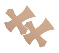 Holibanna 2 Pièces Sous-verres en Bois Vierge pour Mosaïque DIY, Base Robuste et Polyvalente, pour Décoration et Loisirs Créatifs sur Table Khaki