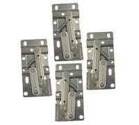 Holibanna 4 pièces Charnière à Ressort Degrés pour Portes de Meubles Support de Base Évier Lot de Pivot Robuste avec Mouvement Fluide et Résistant