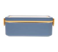Holibanna Boîte à Déjeuner Bento en Acier Inoxydable Compartiments, Design Robuste et Facile à Ouvrir, pour L'école et L'exercice, Conteneur Alimentaire Simple Couche
