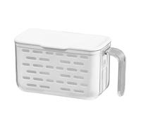 Holibanna Boîte de Rangement Plastique pour Réfrigérateur avec Poignée Conteneur de Conservation pour Fruits et Légumes Organisateur Durable et Pratique pour Cuisine Garde Manger