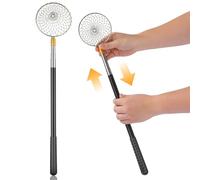 Holibanna Collecteur d'Œufs en Acier Inoxydable à Structure Télescopique avec Panier Protecteur pour Récolte d'œufs et Pommes de Terre Idéal pour Fermiers et Élevages