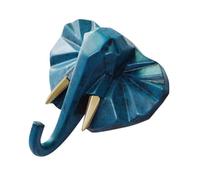 Holibanna Crochet Mural Éléphant Résine Robuste Crochet Décoratif Tête Animale pour Manteaux et Chapeaux Pratique pour Rangement Mural et Décoration Intérieure