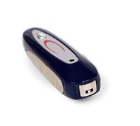 Holibanna Détecteur Magnétique Portable Bleu en Abs pour Authenticité de Billets Fonction Détection Magnétique et Mini Lampe UV Intégrée