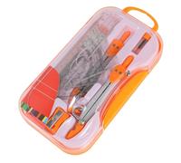 Holibanna Ensemble de Règles Géométriques et Compas à Dessin en Plastique pour Étudiants, Kit de Dessin Précis pour Utilisation en ureau Couleur Aléatoire