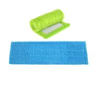 Holibanna Lingette de Nettoyage en Tissu 2pcs en Polaire Corail 40x12cm pour Balai, Absorbant poussière et Huile, pour Nettoyage en Bureaux et Restaurants