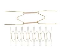 Holibanna Lot de 8 Crochets Muraux en Acier de W Suspendre D'assiettes, Support Décoratif Robuste et Polyvalent pour Affichage et Rangement la Maison