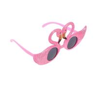 Holibanna Lunettes de Fête Flamant Rose Hawaïennes en Plastique Légères pour Accessoires Photo et Décoration de Party D'été Plage Style Tropical Amusant