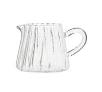 Holibanna Pichet à Lait en Verre 150ml Poignée Pratique Usage pour Tasse à Café D'hôtel et Événements Finition Soignée