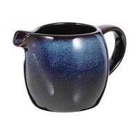 Holibanna Pichet à Lait Facile à Nettoyer en Céramique avec Anse et Bec Verseur Bleu Usage Multifonctionnel, pour Cafés et Thé de L'après-midi