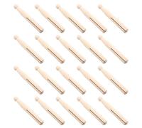 Holibanna Pinces à Sachets 20pcs en Bois Beige, Clip Alimentaire Réutilisable Scellement, Adapté pour Stockage en Garde-manger et DIY