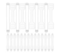 Holibanna Poignées de Transport Lot de 30 pour Boîtes Carton Faciles à Porter Grosse Capacité en Plastique Blanc pour Déménagement et Rangement Quotidien