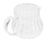 Holibanna Pot à Lait en Verre sans Odeur, Sûr et Élégant, Salle à Manger et Noël, Récipient à Sauce Pratique et Solide Utilisation Quotidienne