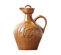 Holibanna Pot à Vin Ménager en Céramique 1 Litre Anse, Portable et Multifonctionnel, pour Maison et Bureau, Finition Délicate