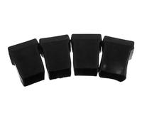Holibanna Protection Antidérapante pour Pieds D'échelle Housses de Protection pour Échelle Pliable en Silicone Noir 4 Pièces Protège Sols en Bois et Assure Sécurité