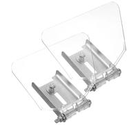 Holibanna Protection Oculaire Compatible Meuleuses 125/150mm 2pcs pour Meuleuse D'établi en Acier Inoxydable Anti-rouille et Non-déformable