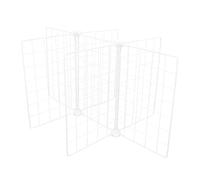 Holibanna Séparateur Métallique pour Congélateur Étagère de Séparation à 6 Grilles, Construction Robuste en Fer, Design Raffiné pour Organisation Placard ou Garde-manger
