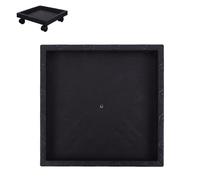 Holibanna Support de Pot de Fleurs Carré avec roulettes pour Extérieur Intérieur Plateau Robuste Mobile pour Plantes Lourdes Base Renforcée Antidéformation Transport Facile sur Sol