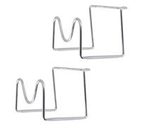 Holibanna Support pour bouteille d'eau 5L Stable Design U-Shape 2Pcs Acier Inoxydable Portable pour Camping et Bureau