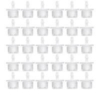HOLIDYOYO 100 Pièces Buse Goutte à Réglable PP Blanc pour Irrigation | Remplacement Extérieur, Pièce D'arrosage, Usage en Espace Public et Champ, Simple à Poser