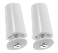 HOLIDYOYO 2 Pièces Butée de Fixation du Rouleau Vertical en Plastique Blanc | Maison et Bureau, Alliage D’aluminium, Installation Pratique, Longue Durée