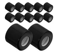 HOLIDYOYO 30 Pièces Bouchon à Vis Scellé pour Parfum, Couvercle de Flacon Diffuseur 22 Filets, Plastique Noir, pour Bouteilles Diffuseuses et Parfums D'intérieur, Maison et Bureau