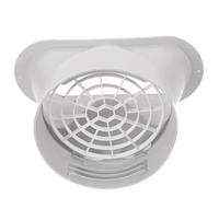 HOLIDYOYO Adaptateur Tuyau Clim Mobile en Plastique pour Climatiseurs, Raccord D’évacuation à Bouche Plate avec Grille, 1 Set, Installation Facile