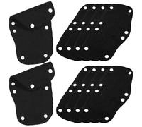 HOLIDYOYO Bandeaux Anti-Transpiration Noirs Confortables Lot de 10 en Polyester, Lavables en Machine et Résistants aux Taches pour Casque de Sécurité pour Chantier