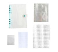 HOLIDYOYO Classeur rangement sachet diamond avec pochettes auto-scellantes en PVC, pour organizing craft supplies et accessoires de bricolage, idéal pour crafting et, 1 set avec