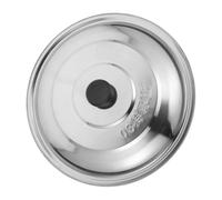 HOLIDYOYO Couvercle De Casserole En Acier Inoxydable 40 Cm Avec Poignée Anti-Brûlure Couvercle Métallique Multifonction Pour Marmite Wok Et Cuiseur Vapeur Usage Maison