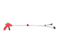 HOLIDYOYO Dossier poubelle pliable en alliage d'aluminium, pince à déchets longue, rangement facile, pour ramasser objets lourds derrière meubles et appareils