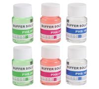 HOLIDYOYO Kit d'entretien pH-mètre 6pcs avec solutions tampons 4.01/6.86/9.18, large compatibilité, idéal pour calibration en laboratoire et hydroponie