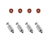 HOLIDYOYO Kit Soupapes à Flotteur à Pointeau en Métal pour Moteur de Tondeuse à Gazon 1 Set Accessoires Précis et Solide pour Carburateur