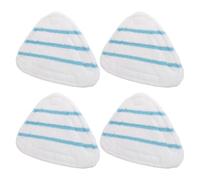 HOLIDYOYO Lingettes de Rechange Triangulaires Microfibre pour Balai Vapeur, 4 Pièces Lavables et Réutilisables, Absorption Fine de Poussière pour Nettoyage Profond des Sols