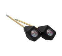 HOLIDYOYO Lot de 2 sondes d'humidité pour Plantes, humidimètre Plante Portable, sans Piles, pour Soins des Plantes en Pot et inspections de Jardin, Noir