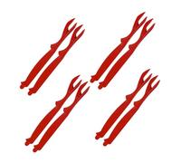 HOLIDYOYO Lot de 8 à Crabe en Rouge Légères et Résistantes aux Odeurs, Outil Multifonction pour Cuisiner Crabes et Écrevisses Cuisine ou Restaurant