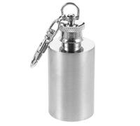 HOLIDYOYO Mini-flasque en Acier Inoxydable Porte-clés Design Élégant et Solide 1 Oz pour Transporter Alcool Lors de Sorties