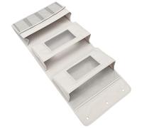 HOLIDYOYO Organisateur de Porte Suspendu en Polyester Pliable à 3 Couches 40x90cm, Pochette de Rangement Respirante pour Salle de Bain et Salon, Design Simple et Fonctionnel
